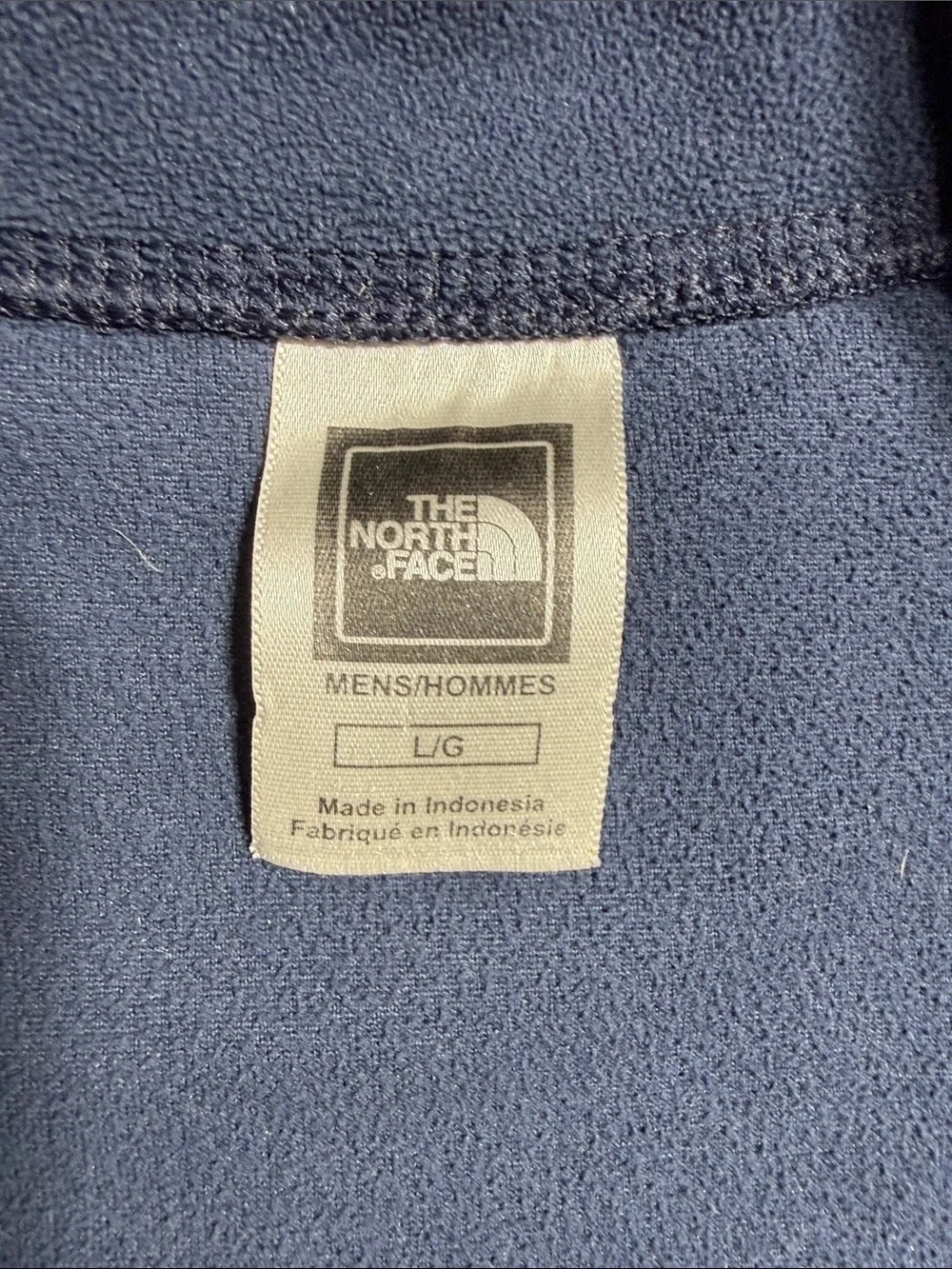 The North Face Navy Blue 1/4 Zip Fleece Pullover